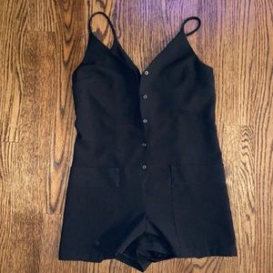 Black top shop romper